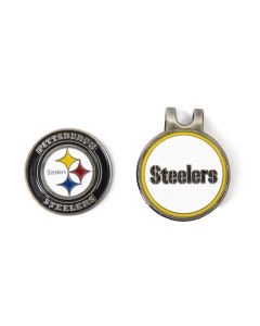 Pittsburgh Steelers Cap Clip and Golf Ball Markers