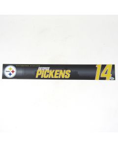  Pittsburgh Steelers #14 George Pickens Game Used Locker Room Nameplate vs Cincinnati Bengals 11.20.22