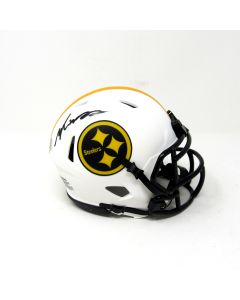 Pittsburgh Steelers #14 George Pickens Signed Lunar Eclipse Mini Helmet