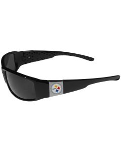 Pittsburgh Steelers Chrome Color Wrap Sunglasses