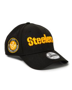 Pittsburgh Steelers New Era 9FORTY Love Sign Wordmark Hat
