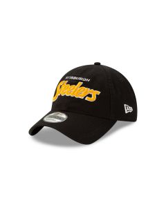 Pittsburgh Steelers New Era 9TWENTY Retro Script Black Hat
