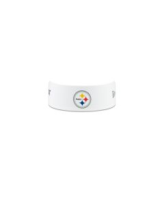 Pittsburgh Steelers New Era White Training Skull Tie Cap