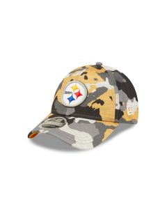 Pittsburgh Steelers Youth New Era 9FORTY Camo Sideline Training Hat