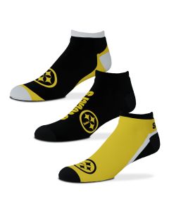Pittsburgh Steelers Flash Socks - 3 pack