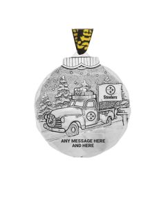 Pittsburgh Steelers Wendell August Forge Customizable Aluminum Tailgating Ornament
