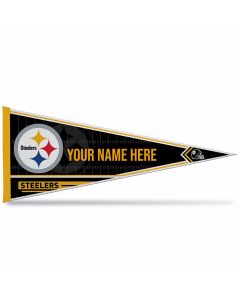 Pittsburgh Steelers Personalized Wall Pennant
