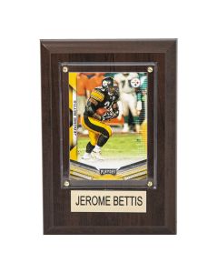 Pittsburgh Steelers #36 Jerome Bettis 4x6 Plaque