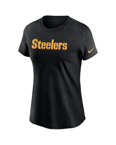 Pittsburgh Steelers Women's Nike Wordmark Short Sleeve T-Shirt