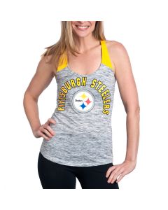 Pittsburgh Steelers Women's New Era Space Dye Tank