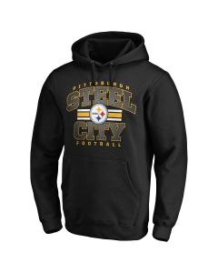 Pittsburgh Steelers Youth Steel City Stripe Fleece Hoodie