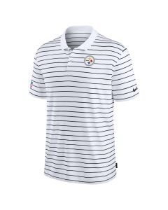 Pittsburgh Steelers Men's Nike Dri-FIT Victory White Polo