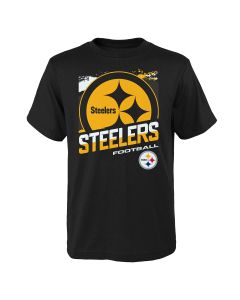 Pittsburgh Steelers Boys' Rowdy Color Rush Short Sleeve T-Shirt
