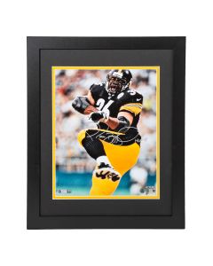 Pittsburgh Steelers #36 Jerome Bettis Pose Signed Framed 11x14 Photo