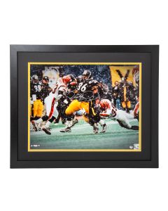 Pittsburgh Steelers #36 Jerome Bettis Cincinnati Snow Signed Framed 16x20 Photo