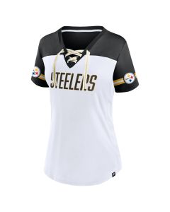 Pittsburgh Steelers Women's Fundamentals Athena Short Sleeve T-Shirt