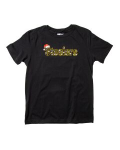 Pittsburgh Steelers Men's Holiday Wordmark Short Sleeve T-Shirt
