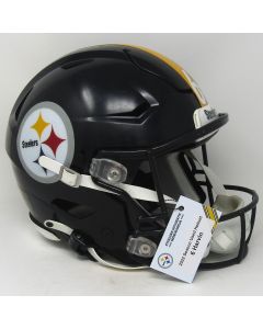 Pittsburgh Steelers #6 Pressley Harvin 2022 Game Used Helmet 