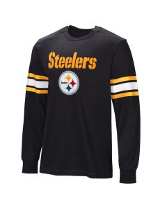 Pittsburgh Steelers Men's GIII Hand Off Adaptive Long Sleeve Tee