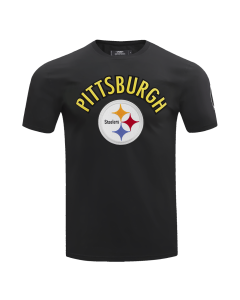 Pittsburgh Steelers Men's Pro Standard Stack Logo Short Sleeve T-Shirt