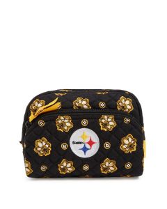 Pittsburgh Steelers Vera Bradley Medium Cosmetic Bag