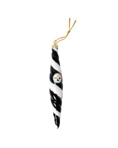 Pittsburgh Steelers Team Color Swirl Ornament