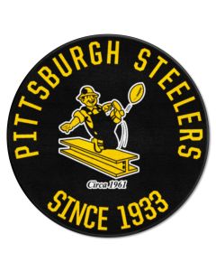 Pittsburgh Steelers Vintage Circa 1961 Roundel 27" Mat