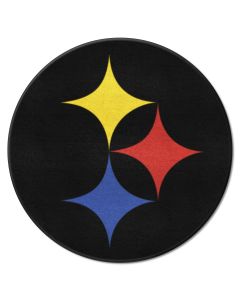 Pittsburgh Steelers Hypocycloids Roundel 27" Mat
