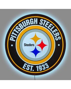 Pittsburgh Steelers Est. Date LED Lighted Sign