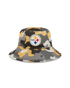 Pittsburgh Steelers New Era Bucket Camo Sideline Training Hat