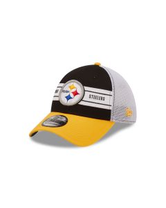 Pittsburgh Steelers Men's New Era 39THIRTY Team Banded Hat