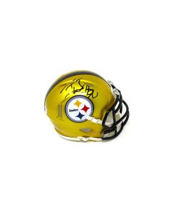 Pittsburgh Steelers #90 T.J. Watt Signed Flash Mini Helmet