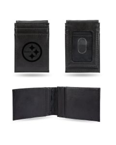 Pittsburgh Steelers Black Front Pocket Wallet