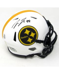 Pittsburgh Steelers #88 Pat Freiermuth Autographed Riddell Speed Lunar Eclipse Mini Helmet 