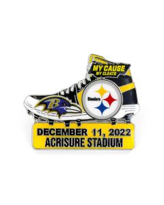 Pittsburgh Steelers vs. Baltimore Ravens 12/11/22 Game Lapel Pin