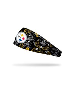 Pittsburgh Steelers Sugar Skull JUNK Headband 