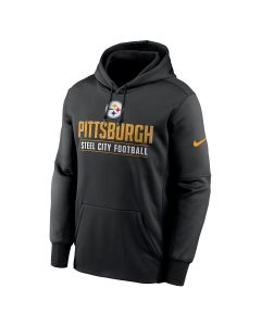 Pittsburgh Steelers Men's Nike Steel City Football Therma Hoodie