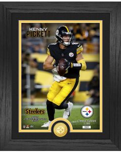 Pittsburgh Steelers #8 Kenny Pickett Debut Bronze Coin Photo mint