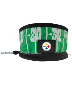 Pittsburgh Steelers Collapsible Travel Pet Bowl