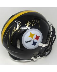 Pittsburgh Steelers #24 Joey Porter Jr. Autographed Riddell Speed Full-Size Helmet 