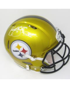 Pittsburgh Steelers #10 Kordell Stewart Autographed Riddell Speed Flash Full-Size Helmet with Inscription