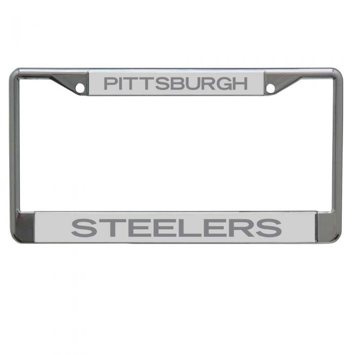 Pittsburgh Steelers Matte Frost License Plate Frame