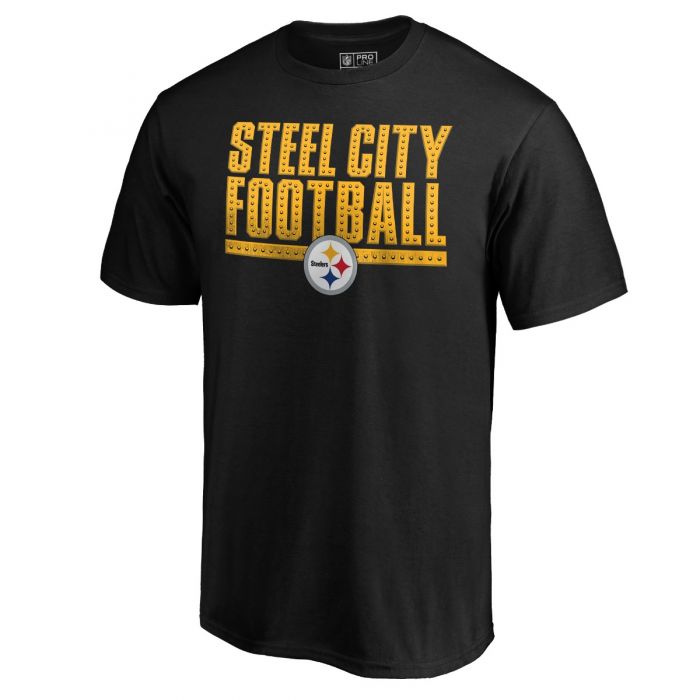 Fanatics Steelers Men's Steel City Football Short Sleeve T-Shirt - XXL