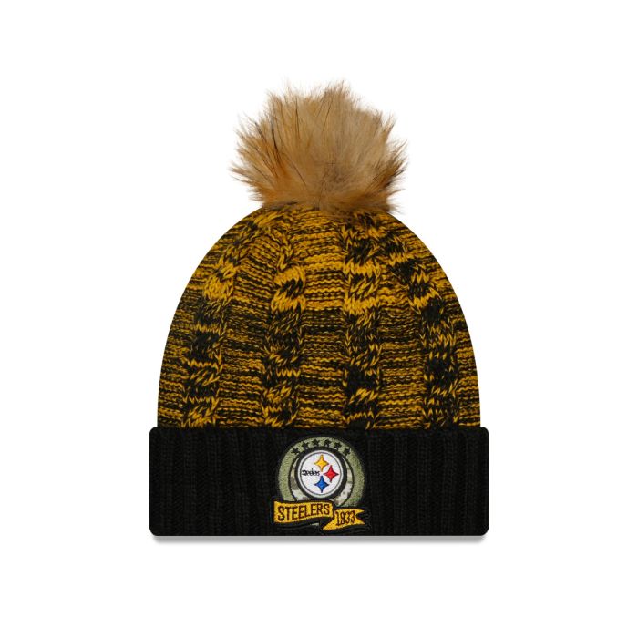 Pittsburgh Steelers Women's New Era Salute to Service (STS) 2022 Sideline  Knit Hat