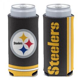 WinCraft Pittsburgh Steelers Logo 2-Sided Can Cooler 12 oz. 