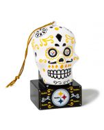 Pittsburgh Steelers Sugar Skull Statue Ornament