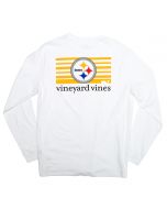 Pittsburgh Steelers Vineyard Vines Block Stripe Long Sleeve T-Shirt