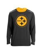 Pittsburgh Steelers Men's Color Rush Performance Long Sleeve Hooded T-Shirt