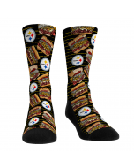 Pittsburgh Steelers Men's Stacked Sandwich Socks